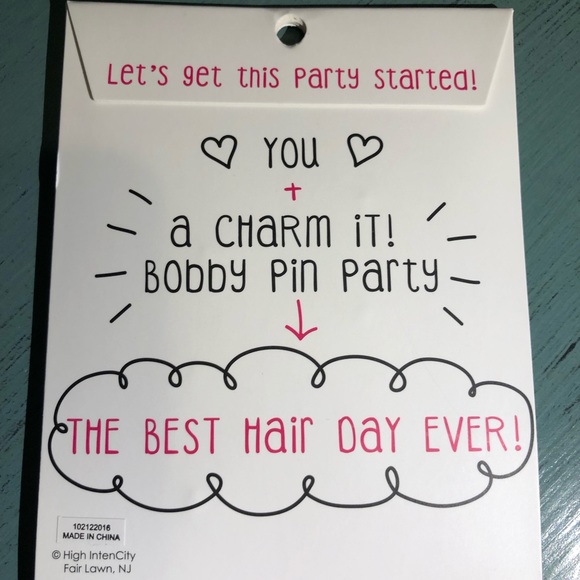 Charm It! Bobby Pin Rainbow Fun Party Set - Picture 2 of 2